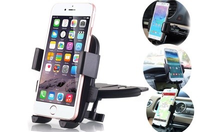 CD Slot Car Stereo Smart Phone Holder Mount for iPhone 6s or 7 7 Plus