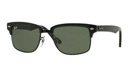 Ray-Ban Men's Clubmaster RB4190-877-52 Black Square Sunglasses
