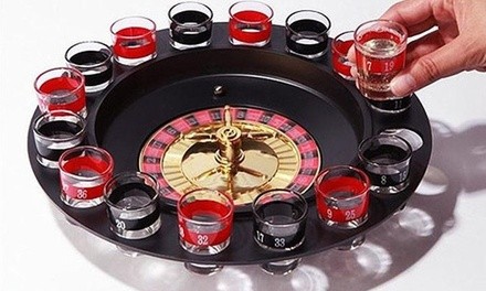 Two Elephants Novelty Roulette Drinking Game Set (19-Piece)