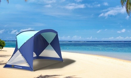 Water- and Wind-Resistant Beach Tent with UV Protection