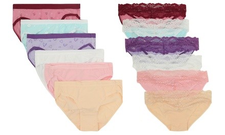 Noble Mount Cotton Bikini Panties (6-Pack)