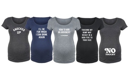 Bloom Maternity: Sassy and Hormonal Funny Pregnancy Tees. Plus Sizes Available