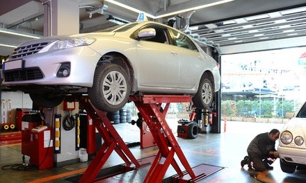 Full Synthetic Oil Change or Inspection and Emission Package at On-Site Lube Services (Up to 38% Off)