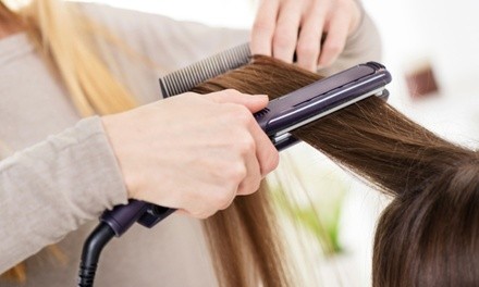 Up to 64% Off on Salon - Keratin Treatment at HauteNChic Hair