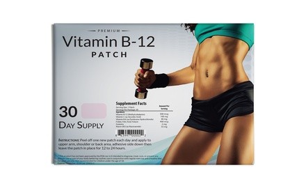 Premium Grade Vitamin B12 Weight Loss Patch (30 Servings)
