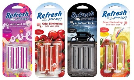 Refresh Your Car! Auto Vent Sticks (24-Count)