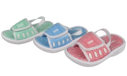 Kids' Elastic Strap Summer Slide-On Sandals