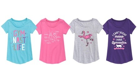 Youth Girl's Gymnastics and Dance Tees