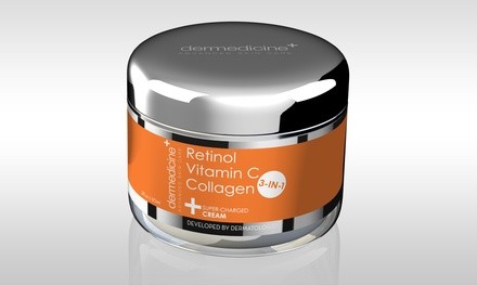 Dermedicine 3-in-1 Cream w/ Retinol, Vitamin C and Collagen (Professional Size)