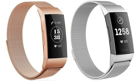 Stainless Steel Band for Fitbit Charge 3