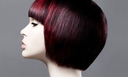 Haircut and Color Services at Barron's London Salon, New Talent (Up to 43% Off). Two Options Available.  