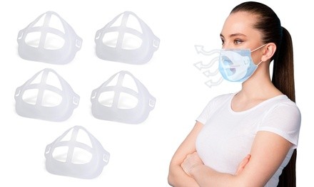 3D Internal Support Face Mask Bracket For Comfortable Breathing (5 or 10-Pack)