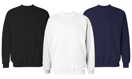 SEL Men's Fleece Pullover Sweatshirt (3-Pack; S-3XL)