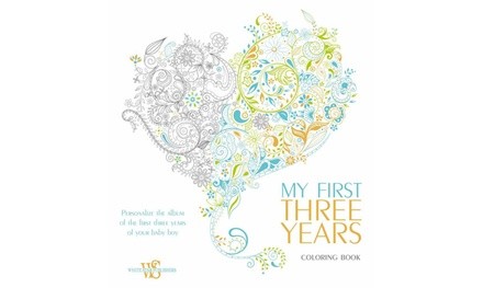 My First 3 Years (Boy): Album and Coloring Book