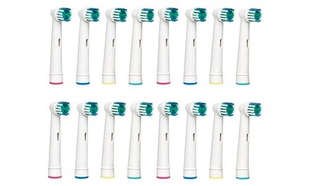 Replacement Electric Toothbrush Heads (12- or 16-Pack)