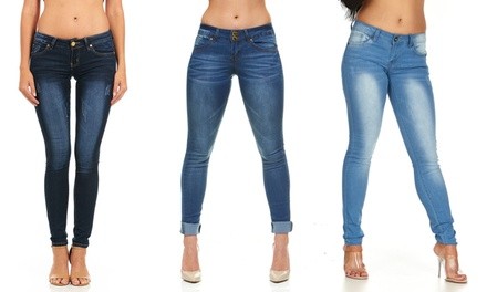 CG Jeans Juniors Low-Rise Skinny Denim Jeans