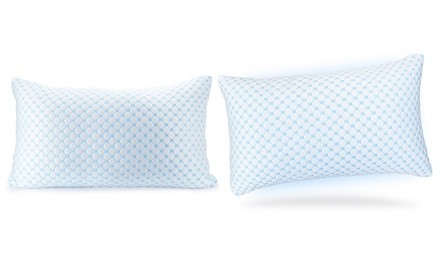 Gel and Memory Foam-Infused Reversible Cooling Pillow (1- or 2-Pack)