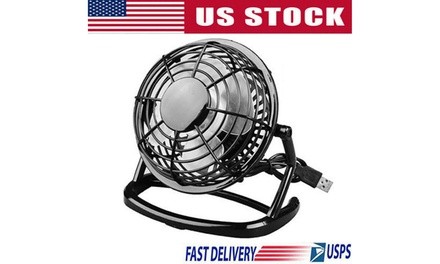 Personal Desk Table Cooling Fan USB Small Air Circulator Quiet Dorm Portable