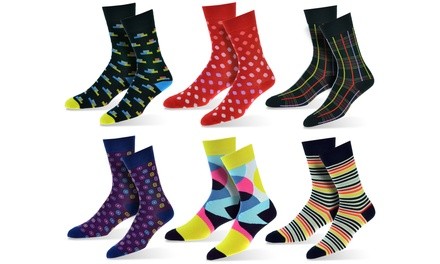 Urban Understuff Men's Cotton-Blend Dress Socks (6-Pack)