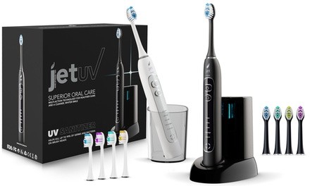 JetWave Sonic Toothbrush with UV Sanitizing Charging Base