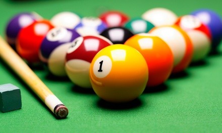 Two Hours of Pool and Food & Beverage Package for Two, Three, or Four People at Bench (Up to 31% Off)