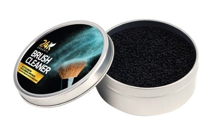 24K Organic Dry Makeup Brush Sponge Cleaner