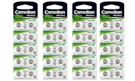 Camelion Alkaline Mercury-Free Button Cell Batteries (20 Pack)