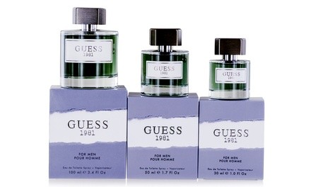 Guess 1981 Cologne Eau de Toilette for Men. Multiple Sizes Available.