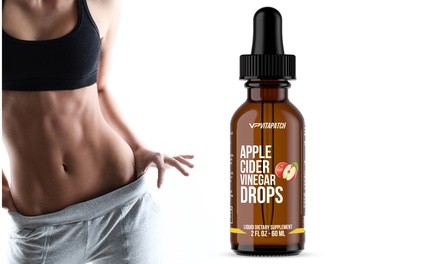 Apple Cider Vinegar with Green Coffee Bean Weight Loss Drops (1- or 2-Pack)