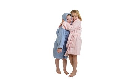 Superior 100% Combed Terry Cotton Hooded Kids' Bathrobe