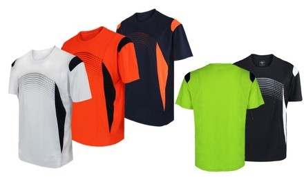 LeeHanTon Men's Geometric Active Performance Tee (S-3XL)