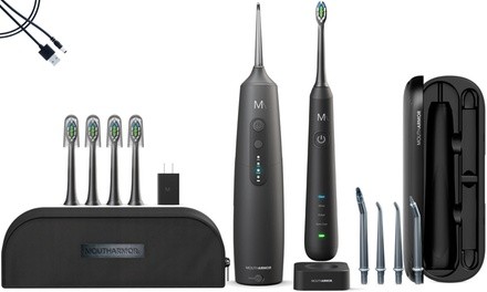 Mouth Armor Sonic Toothbrush and Cordless Water Flosser Bundle