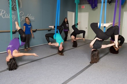 Up to 59% Off on Yoga - Aerial at Rising Goddess Fitness