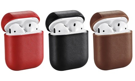 Posh Tech Leather Case for Airpods 1 & 2 (LED Not Visible)