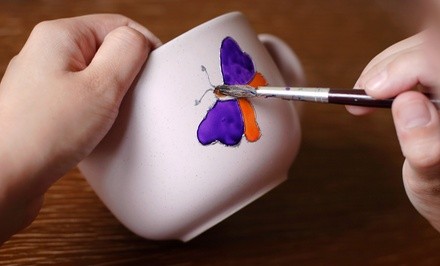 Paint-Your-Own-Pottery for One or Two People at All Fired Up (Up to 45% Off)