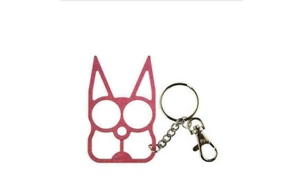 3PCS Cat Shape Keychains Keyring Metal Tool Gift