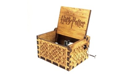 Harry Potter Engraved Wooden Music Box