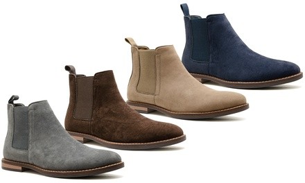 Oak & Rush Men's Chelsea Boots with Memory Foam