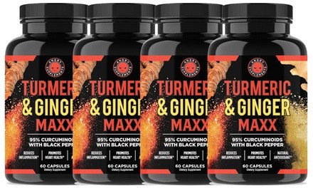 Angry Supplements Turmeric Ginger Maxx, Reduce Inflammation and Joint Pain