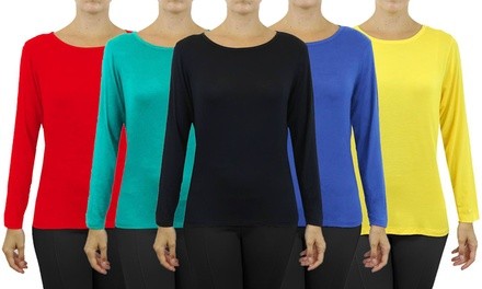 Women's Lightweight Long-Sleeve Stretch Tees