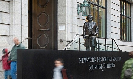 Admission for Two or Two Adults and Up to Three Children to New-York Historical Society (Up to 51% Off)
