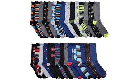 John Weitz Men's Dress Socks (30-Pair-Pack)