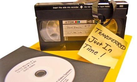 Conversion of 1, 3, 5, or 10 Videotapes to DVD at Advanced Video Systems (Up to 81% Off)