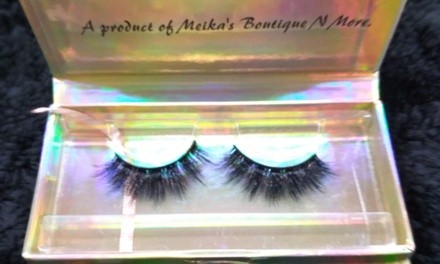 Up to 73% Off on False Eyelash Application at Meika's Boutique N More