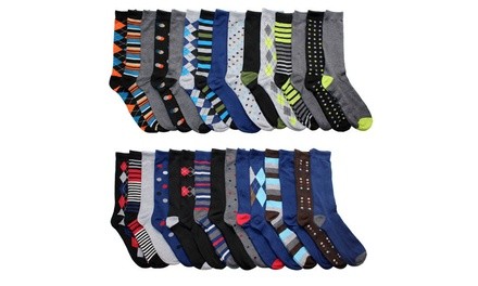 John Weitz Men's Dress Socks (30 Pairs)