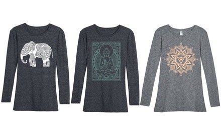 Women's Zen Long-Sleeve Yoga Tees