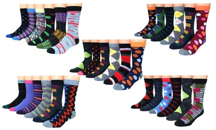 Men's Premium Collections Dress Socks (30-Pairs)