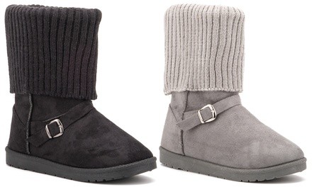 Olivia Miller Women's Heather Slipper Boots