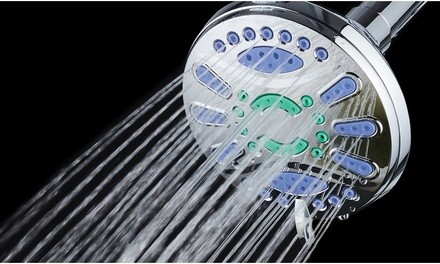 Microban 6-Setting Antimicrobial Fixed Shower Head