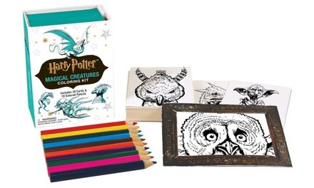Harry Potter Magical Creatures Coloring Kit (42-Piece)